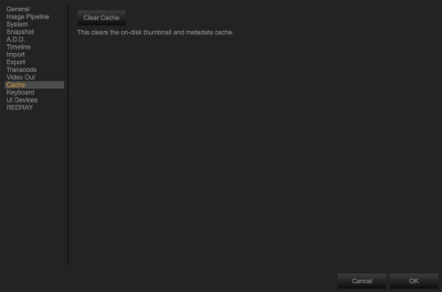 Cache Preferences